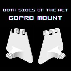 BOTH-SIDES-OF-THE-NET-GOPRO-MOUNT.jpg STL file Both sides of the net - Gopro mount・3D printable model to download