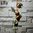 5.jpg STL file Dangling Decor Flowerpot・3D printer model to download