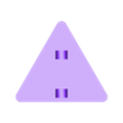 panneau-triangle.STL Panneaux de signalisation routière slot car à l'échelle 1:32