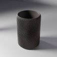 vase_0004_02.jpg Файл STL Ваза 0004 - Полосатая ваза・Шаблон для 3D-печати для загрузки