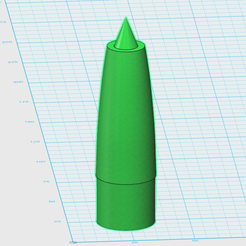 Estes_BNC-50BC_CAD_pic.png Free STL file Estes BNC-50BC Nose Cone・3D print design to download, JackHydrazine