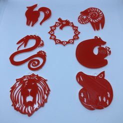 IMG_4882.jpg Archivo STL gratis Llaveros Tatuaje Siete Pecados Capitales・Modelo imprimible en 3D para descargar