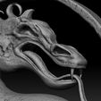 05.jpg 3D PRINTABLE MORTAL KOMBAT 1995 POSTER WITH BASE AND MK1 2023 DRAGON LOGO