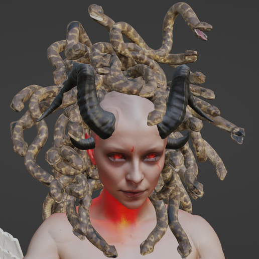 medusa8.png Medusa mini ‧ Gorgon ‧ DnD Miniature ‧ Tabletop Miniatures ‧ Gaming Monster ‧ 3D Model ‧ RPG ‧ DnD minis ‧ STL FILE