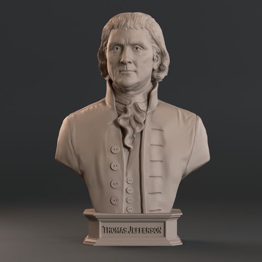 001.jpg Thomas Jefferson Bust Sculpture