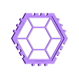 drawer_fit_test.stl The HIVE - Stackable Hex Drawers