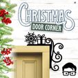 022a.jpg 🎅 Christmas door corners vol. 3 💸 Multipack of 10 models 💸 (santa, decoration, decorative, home, wall decoration, winter) - by AM-MEDIA