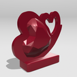 Shapr-Image-2024-04-09-191742.png Double Diamond Hearts statue, love home decor,  Romantic Anniversary Gift, Valentine's Day Gift, engagement gift, proposal, wedding