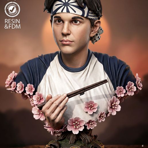 WICKED MOVIES DANIEL LARUSSO PORTRAIT BUST: TESTED AND READY FOR 3D PRINTING