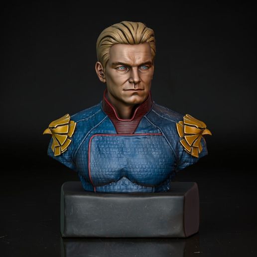 Homelander Head Bust STL The Boys 3D Printable Model