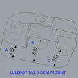 bedcrnrs.png LulzBot TAZ 6 Modular Print Bed Corner Mounts