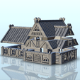 23.png Large town hall with wooden roof (15) - Warhammer Age of Sigmar Alkemy Lord of the Rings War of the Rose Warcrow Saga