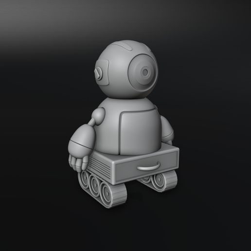3D file Friendly Robot Posable 🤖 ・Design to download and 3D print・Cults