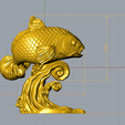 3.png Koi Fish 3D print model