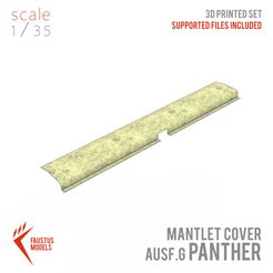 mantl.jpg Archivo STL Cubierta de manta del Panther G 1/35・Plan de impresión en 3D para descargar