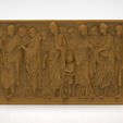 untitled.45.jpg 3D model stl, Rome culture,Relief of the Ara Pacis Augustae with Procession,rome sculpture stl,3d-scan model stl file.For mill and 3d print.