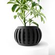 misprint-8667-2.jpg The Amada Planter Pot with Drainage | Tray & Stand Included | Modern and Unique Home Decor for Plants and Succulents  | STL File