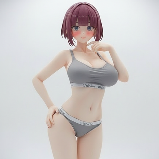 [Limited Free!] Bikini Anime-girl Lemon-chan's New Bikini 3D model