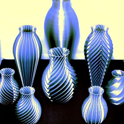 Vase Collection 3D model