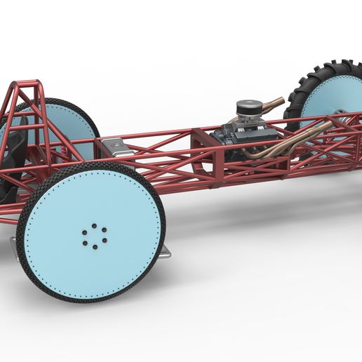 Swamp buggy Base (1:25 Scale)