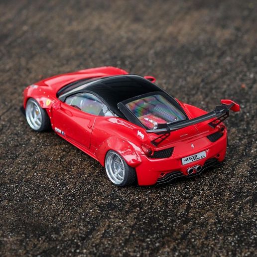 🇯🇵 Ferrari 458 LB-WORKS body kit・ 3D File for 3D printing・Cults