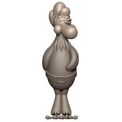 Archivo STL gallo bartolito 👽・Diseño de impresión en 3D para