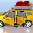 2.jpg 3D High-Poly 3D Taxi Model - Realistic and Detailed