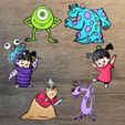 monster inc.jpg Lot 6 Disney Monster inc. ornaments