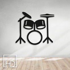 Drums-1.png Drums Wall Decoration by: HomeDetail