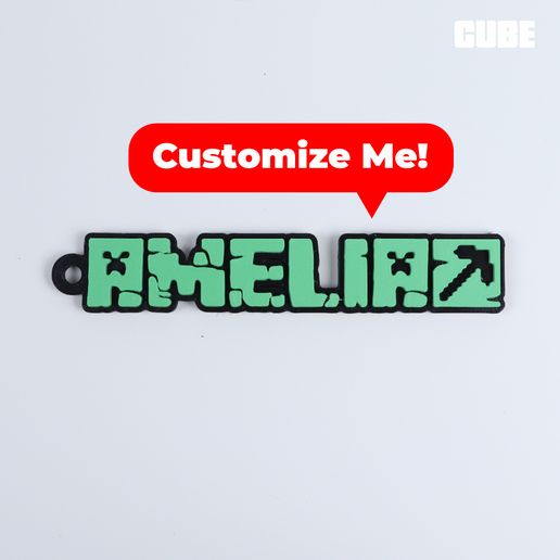 05-100.jpg MINECRAFT Customizable Keychain