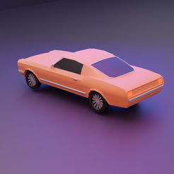 Back-View.png Low Poly car
