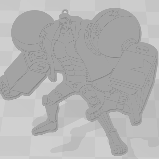 franky key ring 3D model