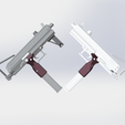 Dual-Guns-Back.png 3D Printable Kafka Dual Sub Machine Guns Honkai: Star Rail