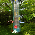 Perch1.png Free STL file Squirrel Buster bird feeders upgrades・3D print design to download