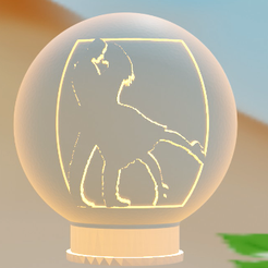 couple-14b.png STL file lithophane sphere couple 14 saint valentine・3D printing model to download