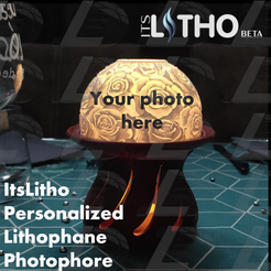 Vignette.png STL file ItsLitho Traditional Lithophane Photophore・3D printable design to download