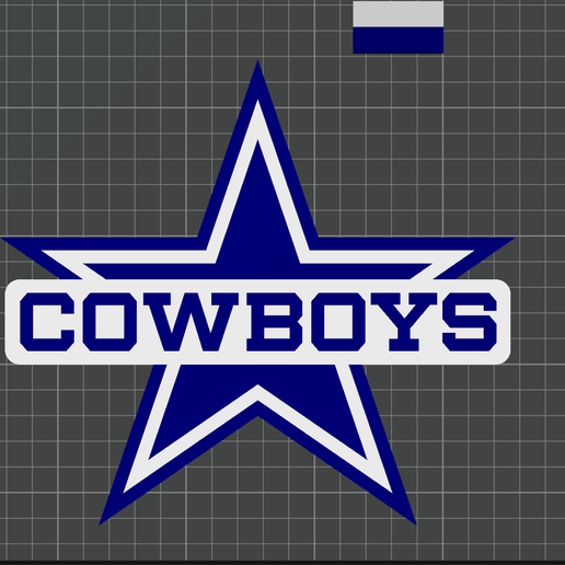 3mf-1.png DALLAS COWBOYS MULTI-COLOR LIGHT BOX (.3MF)