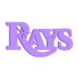 Tampa Bay Rays.stl Tampa Bay Rays Logo