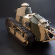 T-09.png Renault FT-17 - WW1 French Light Tank 3D model
