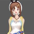 12.jpg RYZA ATELIER STATUE GAME CHARACTER CUTE PRETTY GIRL ANIME 3D print model