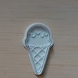 IMG_20230811_142125.jpg Ice cream cone cutter (cutter + stamp) cutter Ice crean (cutter + stamp)