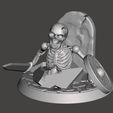 2b40e2f8e104eaa046657ff32b9decdb_display_large.JPG 28mm Undead Skeleton Warrior - Climbing out of Grave 1