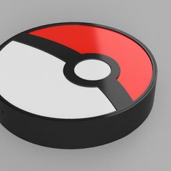 1.jpg Free 3D file Pokeball lamp・3D printer design to download