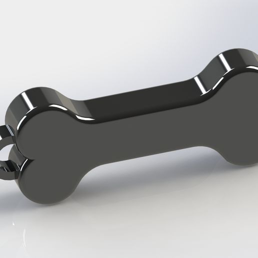 Collar de hueso para perro 3D model