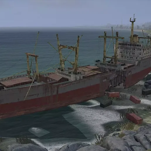 🚢 Wrecked Ship DAYZ・Archivo STL Gratis para ・Cults