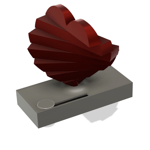 rotating heart 3D model