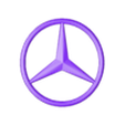 Mercedes Logo(Half).STL Mercedes Logo