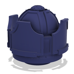 ScreenHunter 624.png Бесплатный STL файл 40k Big Reaper Titan Auxiliary Shield Bank・3D-печатная модель для загрузки