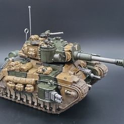 20221226_101946_resized.jpg Free STL file Enormous Heavy Tank Alternate Turret (Kitbash/Remix)・Object to download and to 3D print