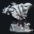 Wicked_Planet_Hulk_bust_wax_02.jpg Wicked Marvel Hulk 3d Bust: Avengers STL ready for printing